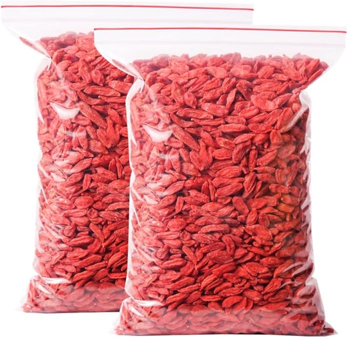 Red Wolfberry Super-Grade Ningxia Wolfberry Gouji Large Grain Red Wolfberry 500 Grams Bulk Natural Organic.