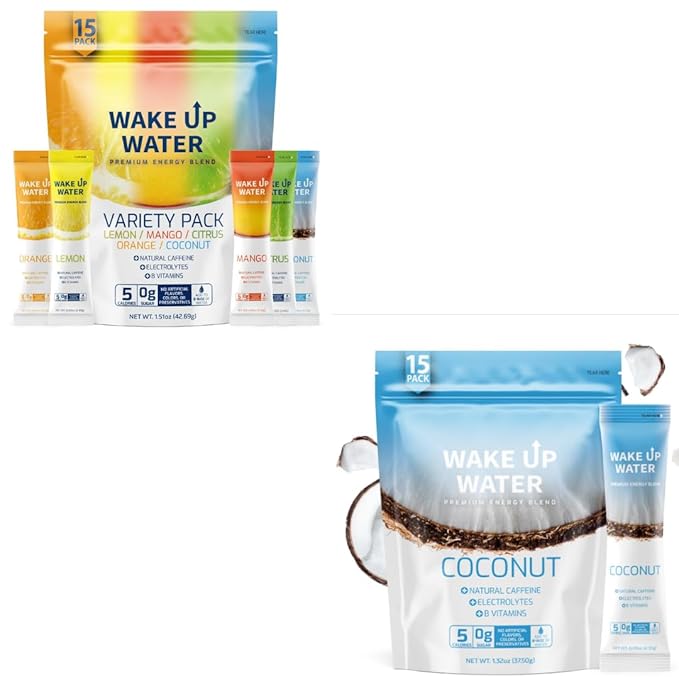 Variety + Coconut (15+15 Pack) - Energy + Hydration Packets