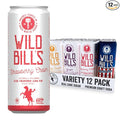Wild Bill's Craft Soda Soft Drinks Fruity Variety Pack Strawberry Grape Rocket Pop Orange Cream Pure Cane Sugar Caffeine Free NO High Fructose Corn Syrup Gluten Free 12 Pack