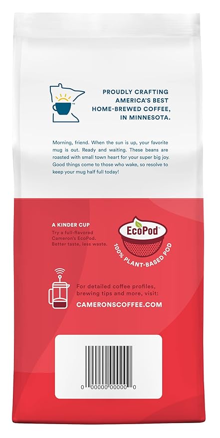 Cameron's Coffee Roasted Ground Coffee Bag Flavored Chocolate Caramel Brownie 12 Ounce (Pack of 3)