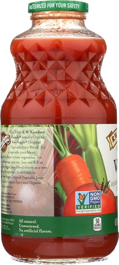 Knudsen Juice Very Veggie Organic 32 fl.oz(Pack of 12)