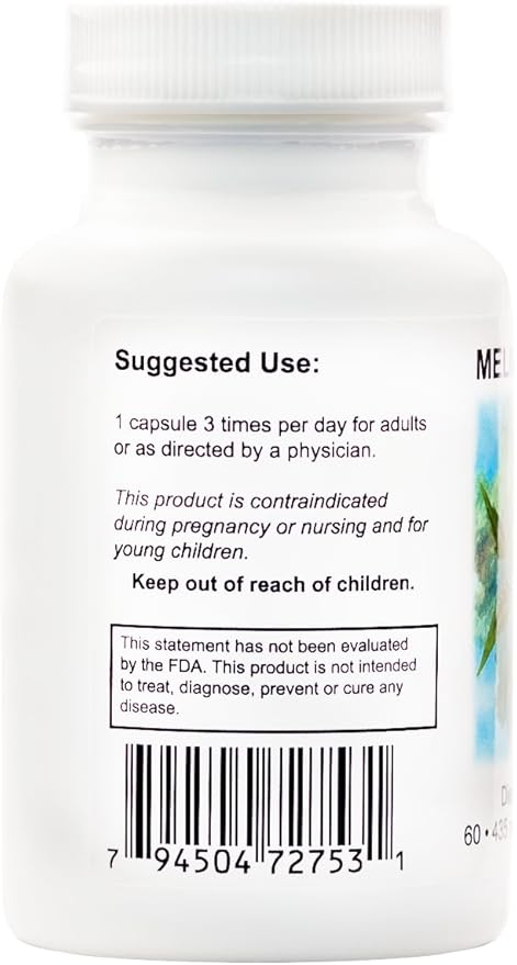 Supreme Nutrition Melia Supreme 60 Pure Powdered Neem Leaf Vegetarian Capsules