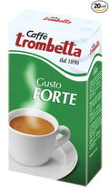 Trombetta Grinded Coffee Gusto Forte 8.5 Ounce (Pack of 20)
