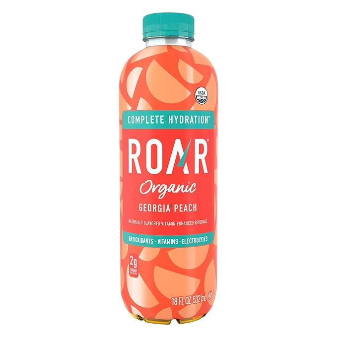 ROAR Complete Hydration Organic Variety Pack - Electrolyte Drinks Loaded with Vitamins C B5 B12 - Hydrating Beverage Non-GMO Gluten-Free - 12 pc