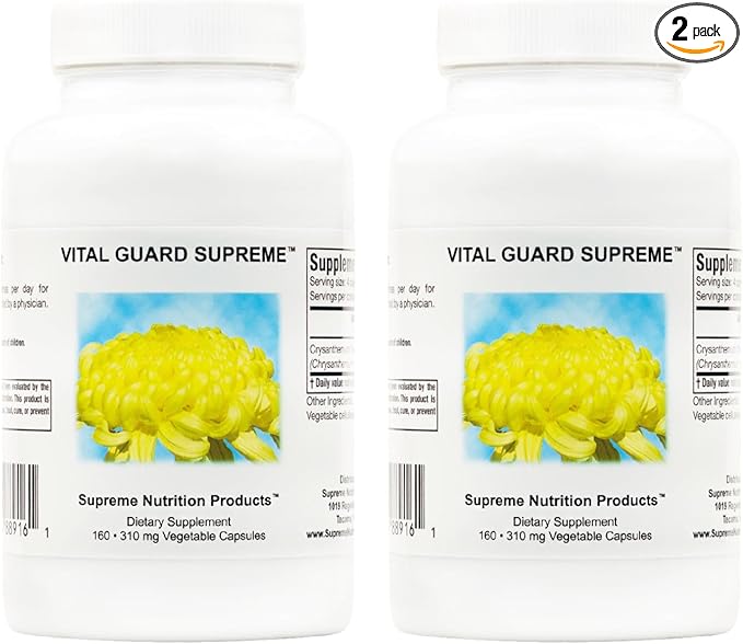 Supreme Nutrition Vital Guard Supreme 160 Pure Chrysanthemum Vegetarian Capsules (Pack of 2)