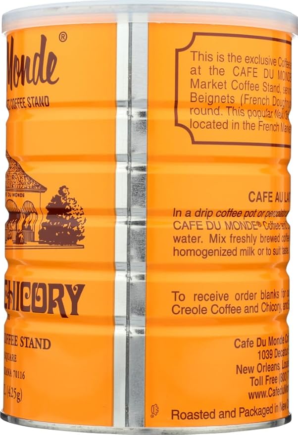 Cafe Du Monde Coffee with Chicory 15-Ounce (Pack of 2)