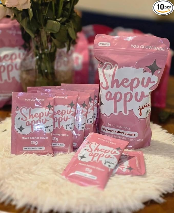 Shepu Appu Juice Drink Mixed Berries 10packs x20grams