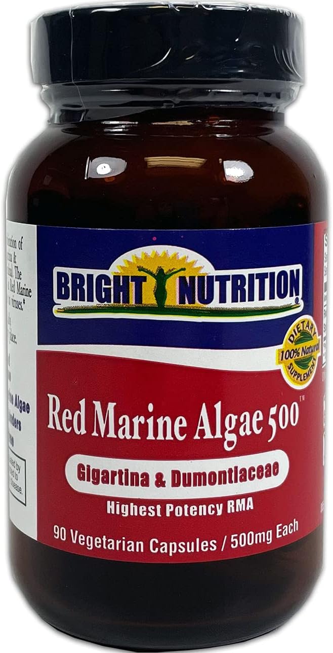 Red Marine Algae 500 - Gigartina &amp Dumontacea - 90 VCaps/500mg