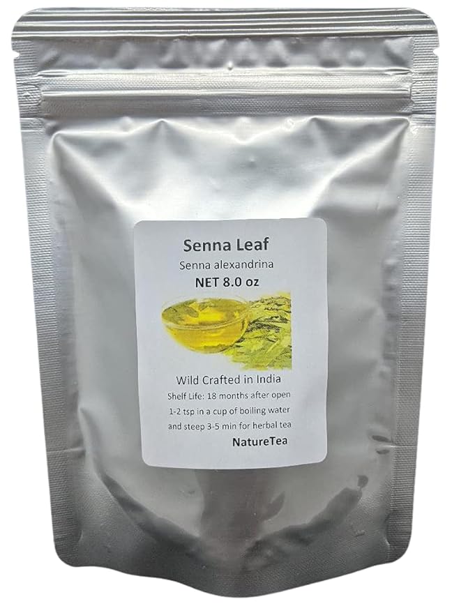 Senna Leaf - Senna alexandrina Dried Loose Leaf 100% from Nature (64 oz)