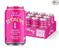 De La Calle Tepache - Cactus Prickly Pear - Modern Mexican Soda - Craft Fermented Pineapple Sparkling Beverage - Certified Organic Antioxidant Rich Non-Alcoholic Healthy Soda Low Sugar Low Calori