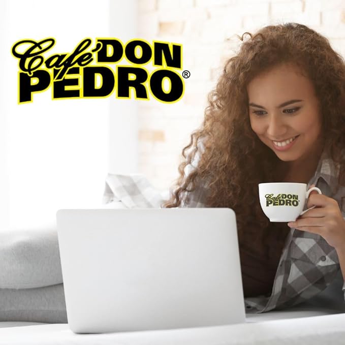 Cafe Don Pedro American Roast Naturally Low Acid Coffee - 34.5 Ounce Large Can for Coffee Lovers with Sensitive Stomachs - Delicious Smooth Flavor Medium Roast Stone Ground Coffee