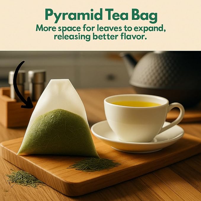 Tozzy Organic Unsmoked Yerba Mate Tea – 100 Count Plant-Based Pyramid Tea Bags