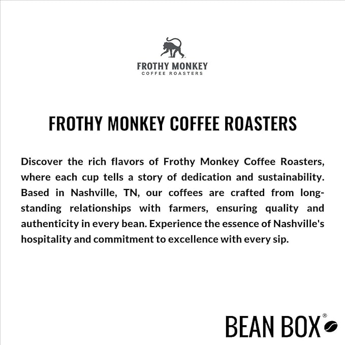 Bean Box Sampler - Roasted by Frothy Monkey Roasters 2-Pack Whole Bean Coffee Gourmet Coffee