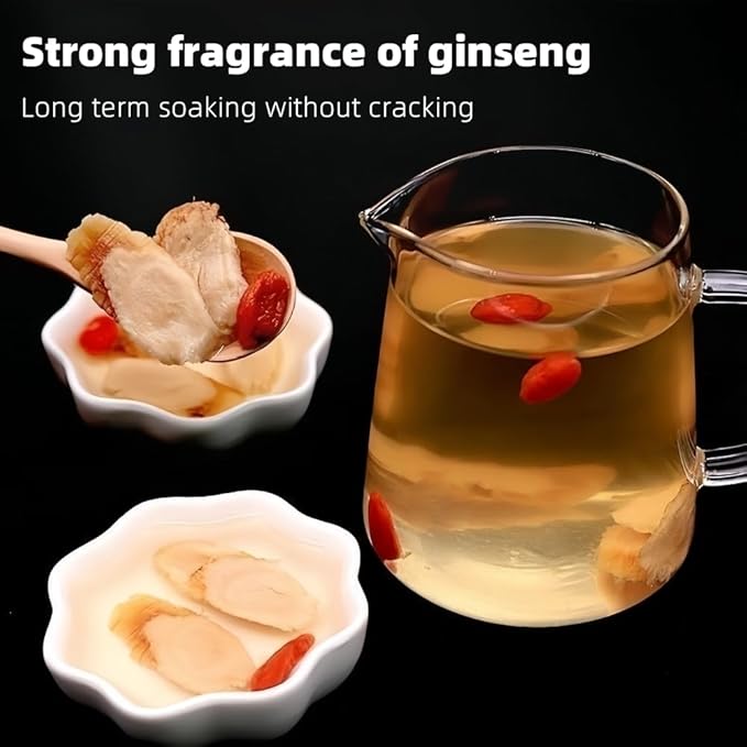 Red Ginseng Slice- 红参片4.23oz/120g Cooked Products of Ginseng Holiday Gifts Tea Gifts