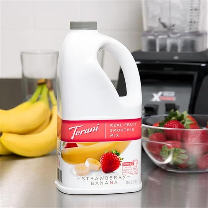 64 fl. oz. Strawberry Banana Fruit Smoothie Mix WS-880900188-NF