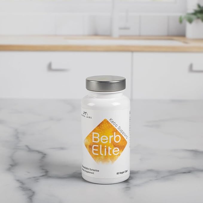 Mara Labs BerbElite | 350mg Berberine HCL &amp Broccoli Seed Complex for Increase Bioavailability | 60 Vegan Capsules