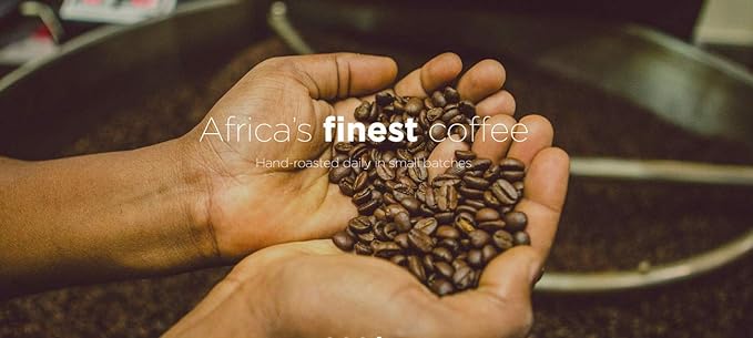 Java House Africa Kenya AA Ground Coffee Beans - Fresh Roasted 100% Single Source Fair Trade With Verifiable Kenya Mark of Origin (13.23oz/375gms) (2)