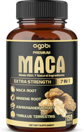 7in1 Premium Maca Root Capsules - with Ashwagandha Ginseng Tribulus Shilajit Shatavari &amp Black Pepper - Natural Energy Performance &amp Mood Support - 150 Counts for 5 Months