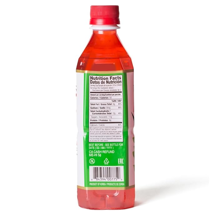 OKF Aloe Vera Watermelon Drink 16.9 Ounce (10 Pack)