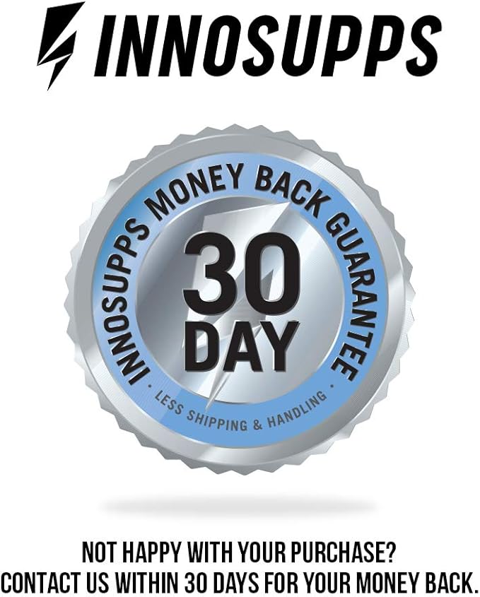 Inno Shred - Day Time Burner | Stimulant Free | 100mg Capsimax Grains of Paradise Green Tea Extract (60 Veggie Capsules) | (Stimulant Free)
