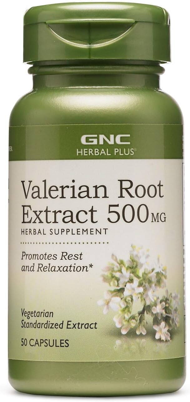 GNC Herbal Plus Valerian Root Extract 500 MG50 servings