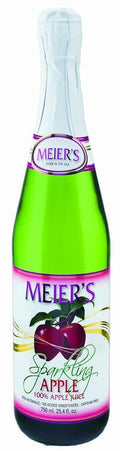 Meier's 100% Sparkling Juice - Apple 6 pack