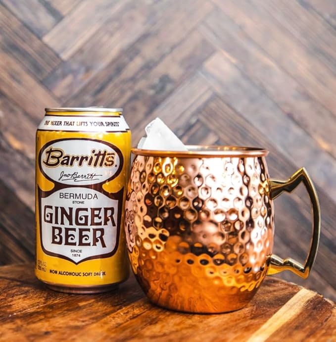 Barritt's Ginger Beer Original Ginger Beer Non-Alcoholic Soda Cocktail Mixer 12 fl oz Cans 24 Pack