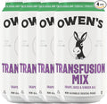 Owen’s Craft Mixers | Transfusion Mix 4 Pack | Handcrafted in the USA with Premium Ingredients | Vegan &amp Gluten-Free Soda Mocktail and Cocktail Mixer