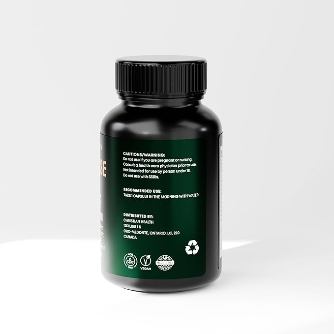 Christian Health Frankincense Myrrh Olive Leaf Capsules – Ashwagandha Lion’s Mane Pomegranate Hyssop &amp Dead Sea Minerals – Vegan Non-GMO GMP Certified Faith-Based Herbal Supplement – 30 Ct