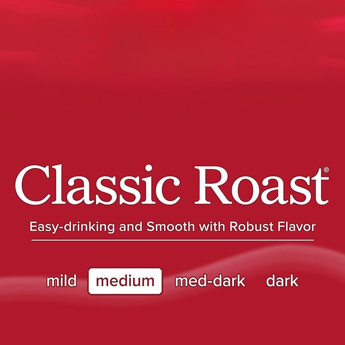 Fogers Classic Medium Roast Ground Coffee 43.5 oz Canister Rich and Smooth Flavor Value Pack