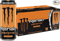Monster Rehab Peach Tea + Energy Energy Drink 15.5 Ounce | Energy Iced Tea Pack of 15