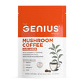 The Genius Brand Organic Mushroom Coffee + Collagen - Daily Energy Support - Healthy Immune Function - Arabica Coffee with Cordyceps Reishi &amp Lion's Mane Mushroom Blend - 10.6 oz (30 Servings)