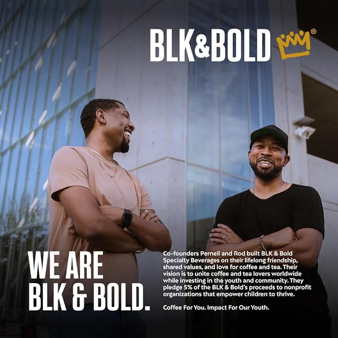 BLK &amp Bold Ground Coffee Limu Ethiopia Single Origin Premium Light Roast Natural Processed 100% Arabica Beans 12 oz Bag