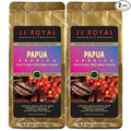 JJ Royal Coffee Papua Arabica 200g Ground Coffee (Pack of 2)