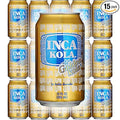 Inca Kola The Golden Kola Soda Carbonated Beverage Drink 12oz Can (Pack of 15 Total of 180 Fl Oz)