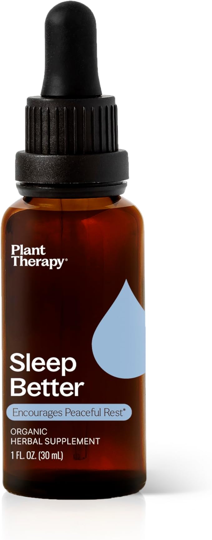 Plant Therapy Organic Sleep Better Tincture 30 mL (1 oz) Supports Relaxation &amp Sleep Helps Calm a Busy Mind with Chamomile Lemon Balm &amp Valerian Extracts
