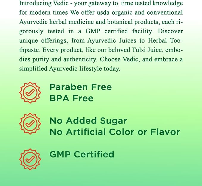 Vedic Karela Jamun Juice - Natural Juice for Immune Support - 33.8oz Ideal for Daily Use (1000 ML)