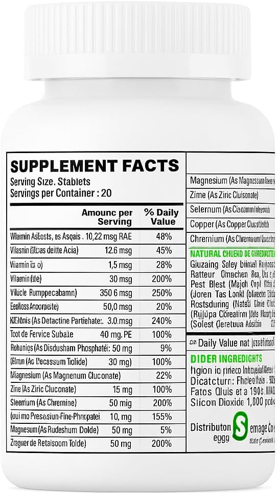 Sanapac 60 Tablets | Yohimbe | Oyster Extract | Vitamin A | Vitamin C | Once Daily