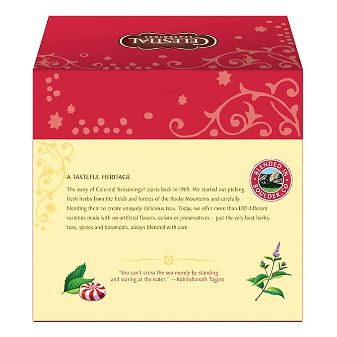 Celestial Seasonings Herbal Tea Peppermint 40 Count (Pack of 3)
