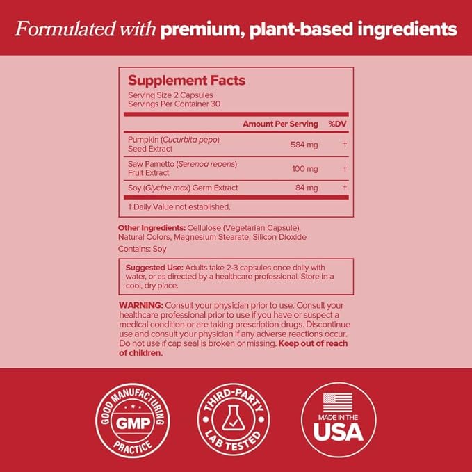 O Positiv URO Bladder Control Supplement for Urinary Urgency Frequency Leakage with Pumpkin Seed Extract Soy Germ Extract Saw Palmetto 30 Servings (Pack of 1)