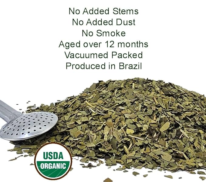 GOYERBAMATE Premium Organic Yerba Mate (Pure Leaf Smoke Free Aged) (4 KG (8.8 LBS))