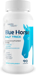Blue Horse Salt Trick - Our Best Blood Flow Supplement for Men - Our Best Circulation Supplement - Male Circulation Supplements Nitric Oxide Vasodilator to Improve Blood Flow 7 Blue Salt Trick for Men
