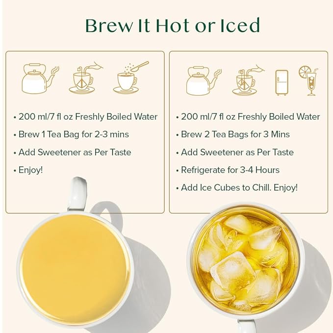 VAHDAM Decaf Himalayan Green Tea Bags (100 Pyramid Tea Bags) Caffeine Free Gluten Free | High Grown Decaf Green Tea | Resealable Ziplock Pouch | Pyramid Tea Bags