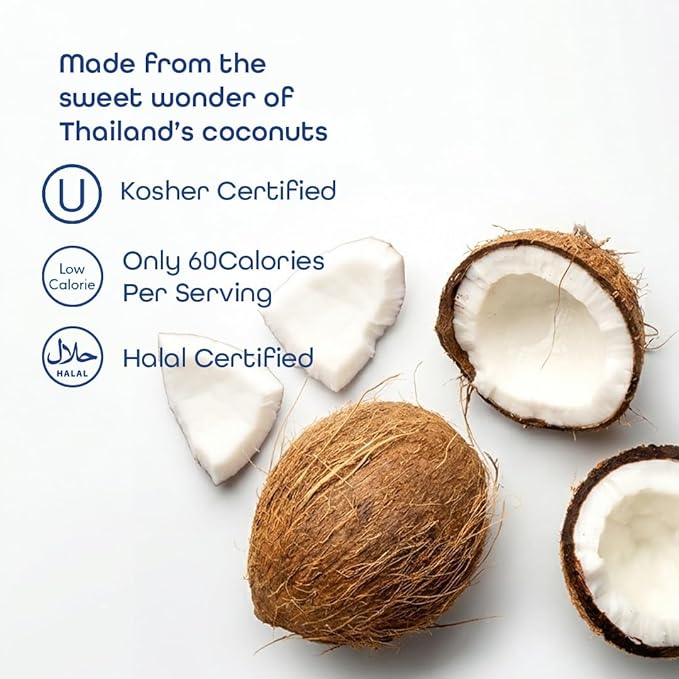 Thai Coco Organic Coconut Water 100% Pure &amp Unsweetened No Sugar Added USDA Organic Natural Electrolytes Hydration Drink 11.2 fl oz Tetra Carton (Pack of 12)