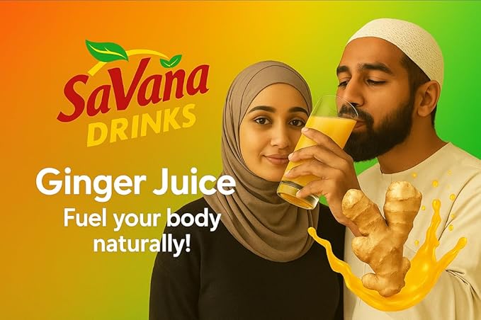 SaVana DrinKs Ginger Juice 12 oz (15‑Pack) — Natural Ginger Wellness Drink with Pineapple &amp Lemon for Immunity Energy &amp Gut Support
