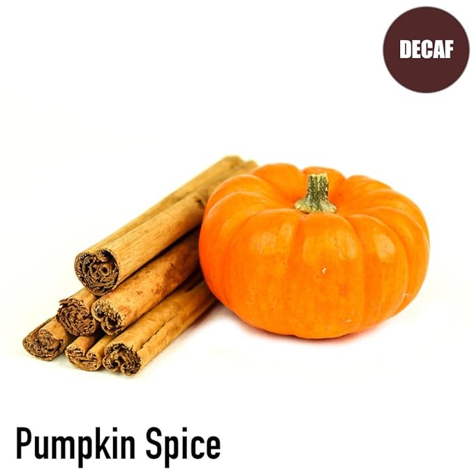 Pumpkin Spice Flavored Decaf Coffee Ground Fresh Roasted 5 lbs