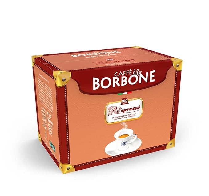Caffè Borbone Black Blend Nespresso Compatible Espresso Coffee Pods 100 Count Espresso Pods