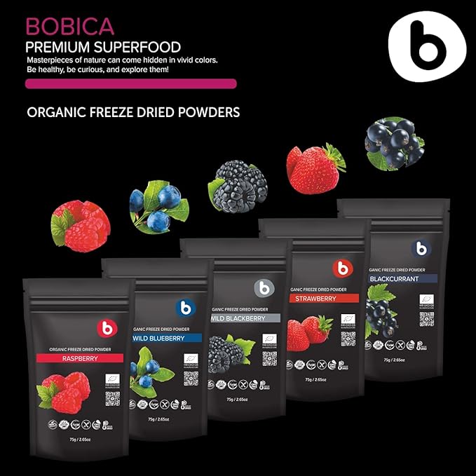 Natural Aronia Berry Powder - Black Chokeberry Superfood High in Anthocyanins &amp Polyphenols - Supports Immune System - Raw Chokeberries Superfood - Aronia Berries - Vegan Gluten-Free - 1lb