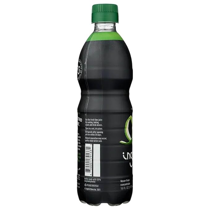 Ingrilli Organic Lime Squeeze 16 Fl Oz Bottle (Pack of 6)