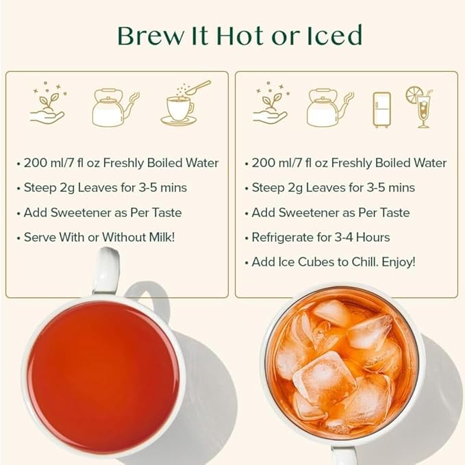 VAHDAM Earl Grey Tea Loose Leaf 170+ Cups (340g/12oz) Citrusy &amp Delicious Black Tea blended with 100% Natural Oil of Bergamot | Brew Hot/Iced Tea
